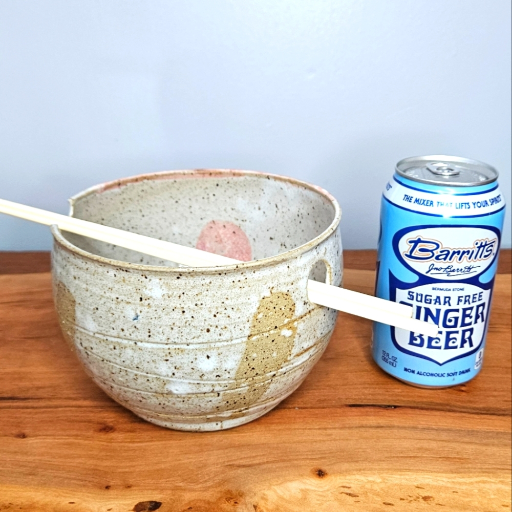 Noodle Bowl Stoneware Clay - Earth Tones